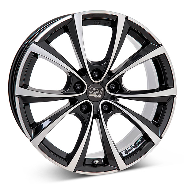 MSW 27T G.BLK/POL 8,5X18 5-114,3 E40 C64,1 60 8.5x18 5/114.3 ET40 CB64.1