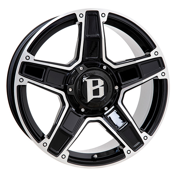 BALLISTIC DAKOTA BLK/POL 9X22 6-114,3 E43 C66,1 60 9x22 6/114.3 ET43 CB66.1