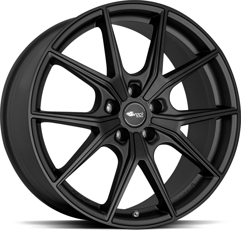 BROCK B40 SATIN BLACK MATT 8x20 5/112 ET45 CB57.1