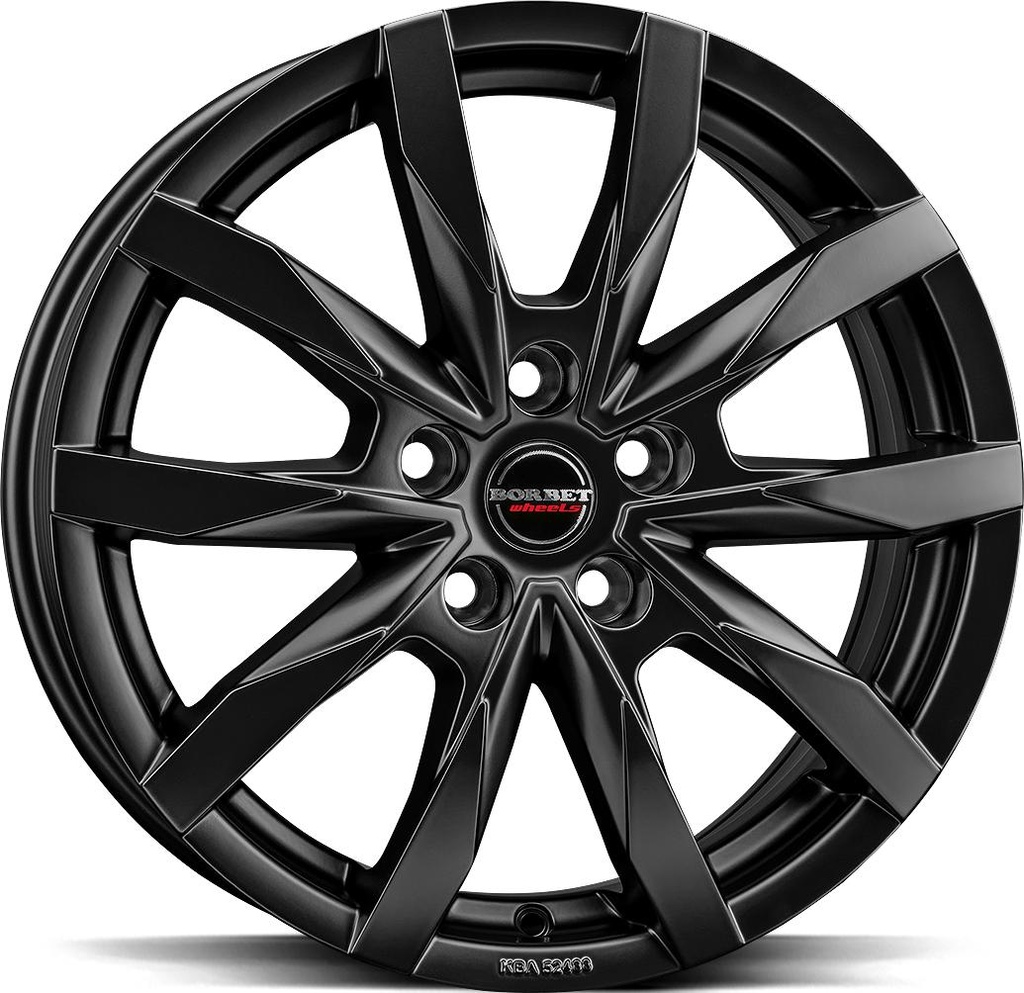 BORBET CW5 BLACK MATT 6x16 5/118 ET68 CB71.1