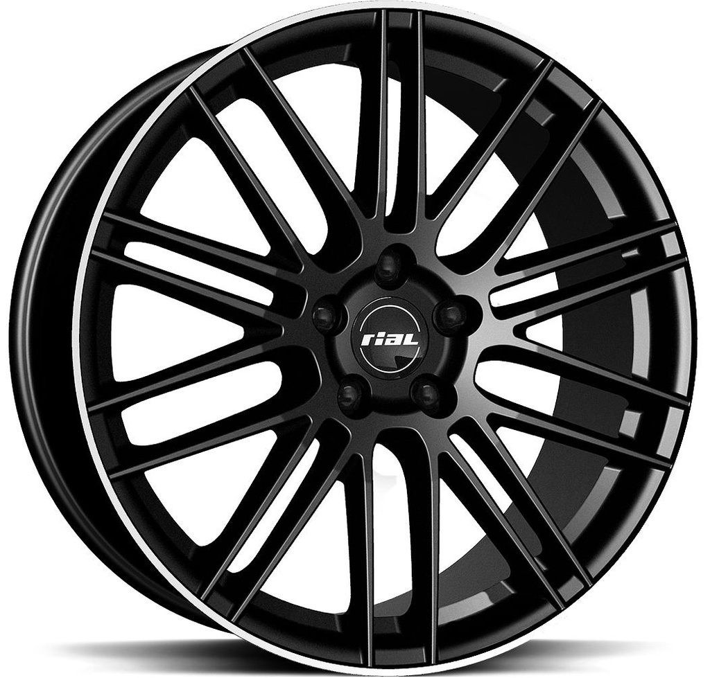 RIAL KIBOX DIAM BLACK LIP POL 9.5x21 5/112 ET22 CB66.6