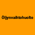 Öljynvaihtohuolto