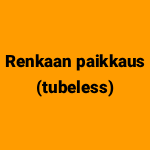 Renkaan pikapaikkaus (tubeless)