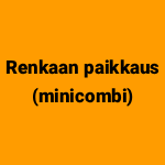 Renkaan paikkaus (minicombi)