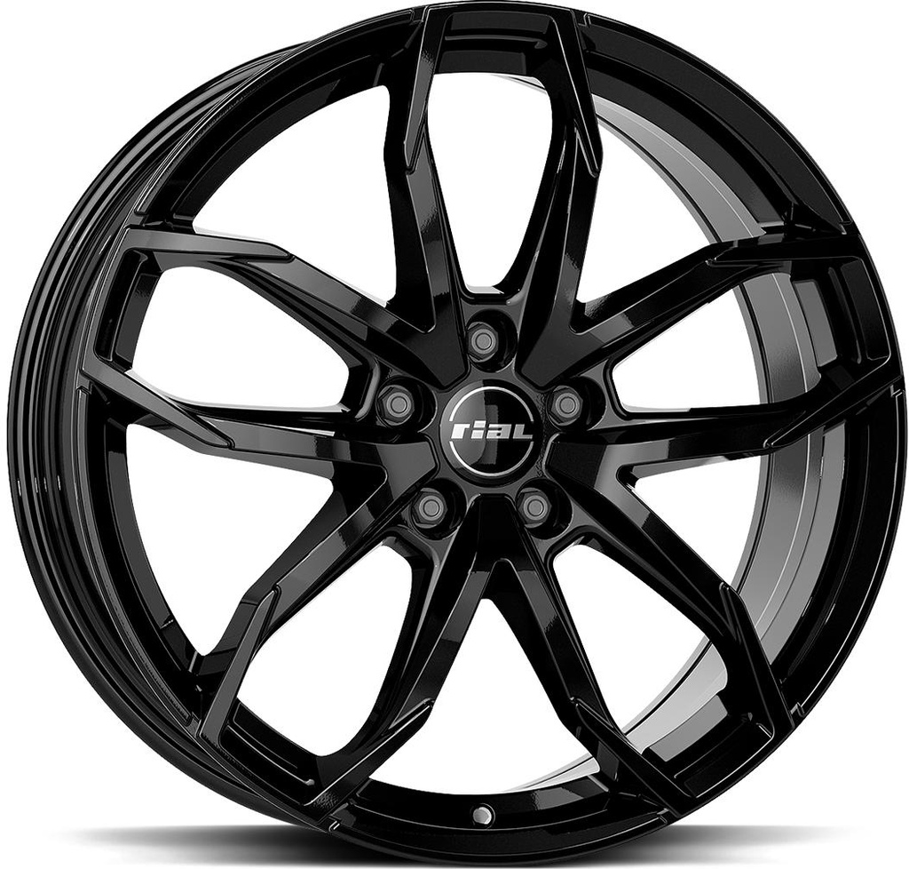 RIAL LUCCA DIAM BLACK 7.5x17 5/112 ET45 CB70.1