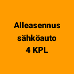 Alleasennus sähköauto (4 kpl) | Verkkoajanvaraus