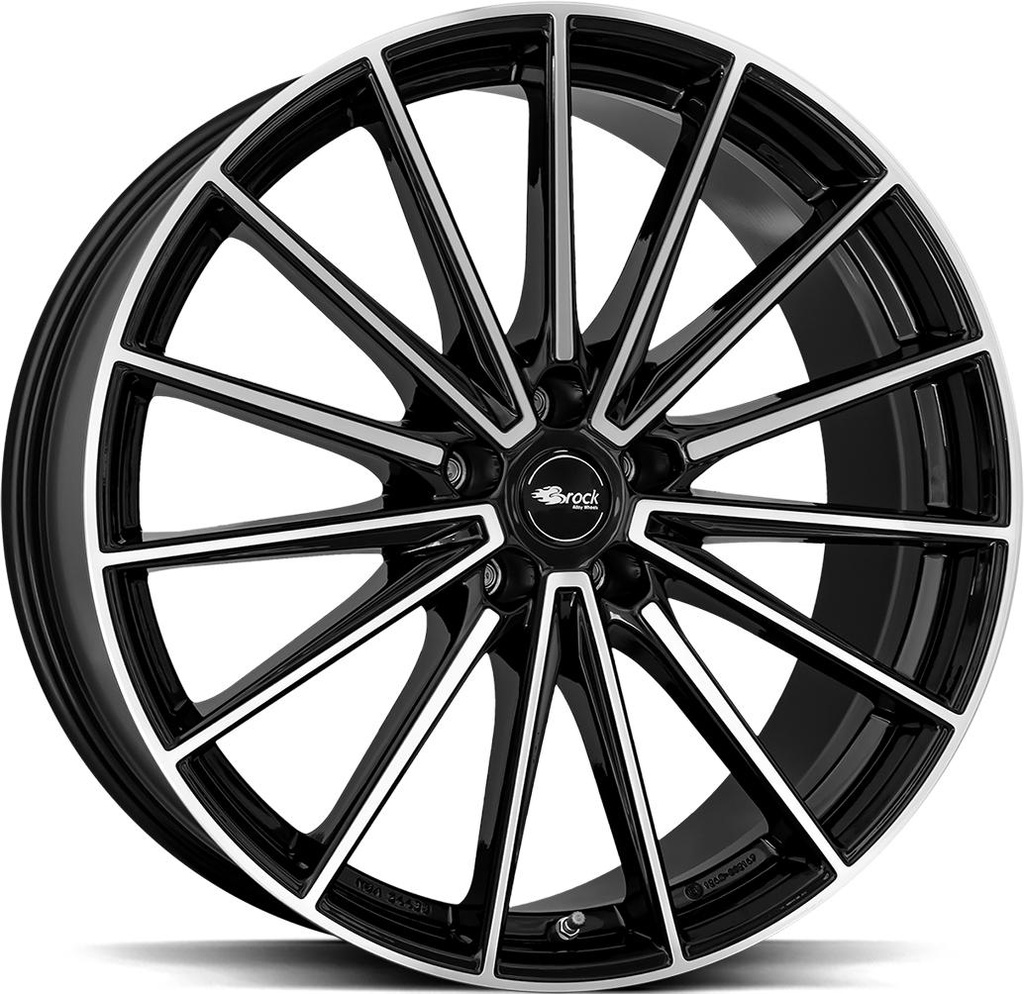BROCK B43 BLACK FULL POL 11x21 5/112 ET49 CB66.6