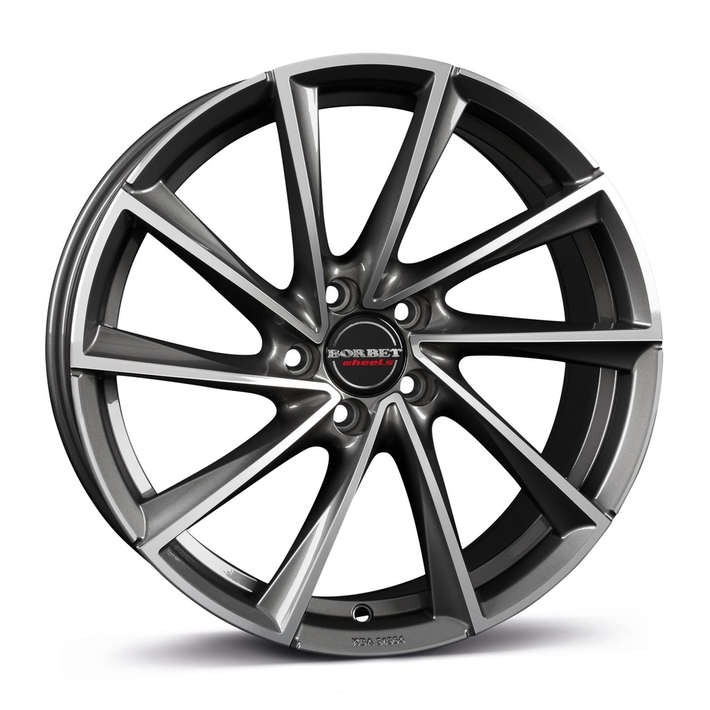 BORBET VTX GRAPH POL 9.5x19 5/112 ET40 CB66.6