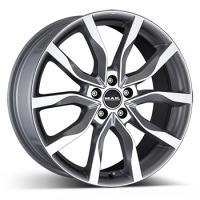 MAK HIGHLANDS SILVER 8x19 5/120 ET38 CB72.6