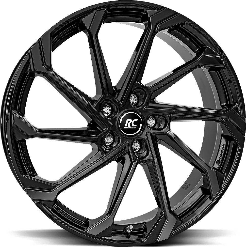 BROCK RC36 SHINY BLACK 8.5x20 5/108 ET43.5 CB63.4