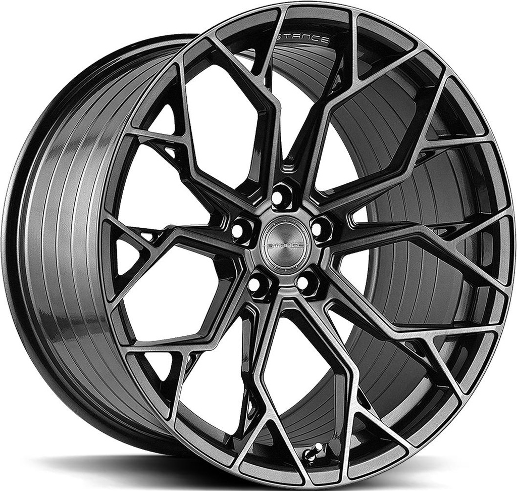 STANCE SF10 BRUSH DUAL GUNMETAL 10x20 5/112 ET50 CB66.6