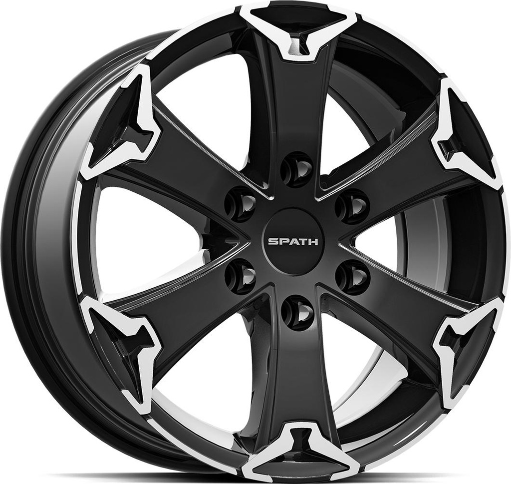 SPATH SP52/H BLACK LIP POL 7.5x18 6/120 ET50 CB74.6