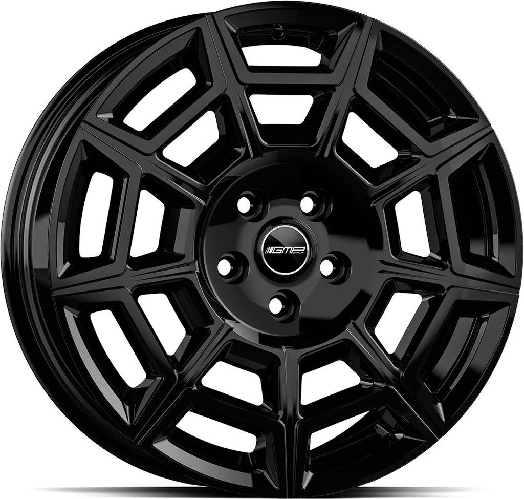 GMP PERVAN GLOSS BLACK 7.5x18 6/130 ET47 CB84.1