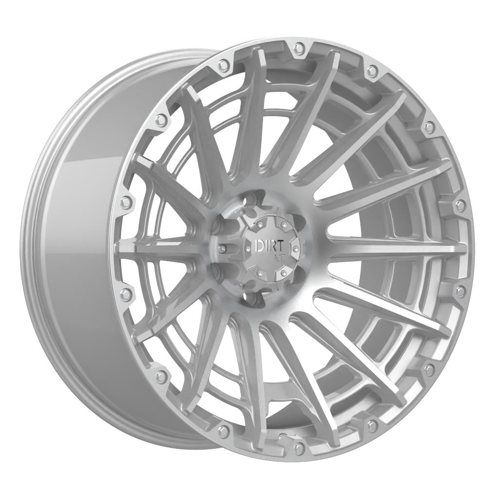 STATUSFÄLGAR D56 SILVER MACHINED FACE 10x22 5/139.7 ET-20 CB78.1