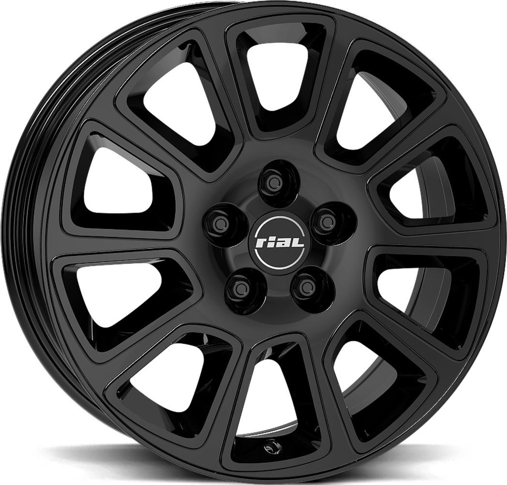 RIAL TRANSPORTER 2 DIAM BLACK 6x16 5/118 ET68 CB71.1