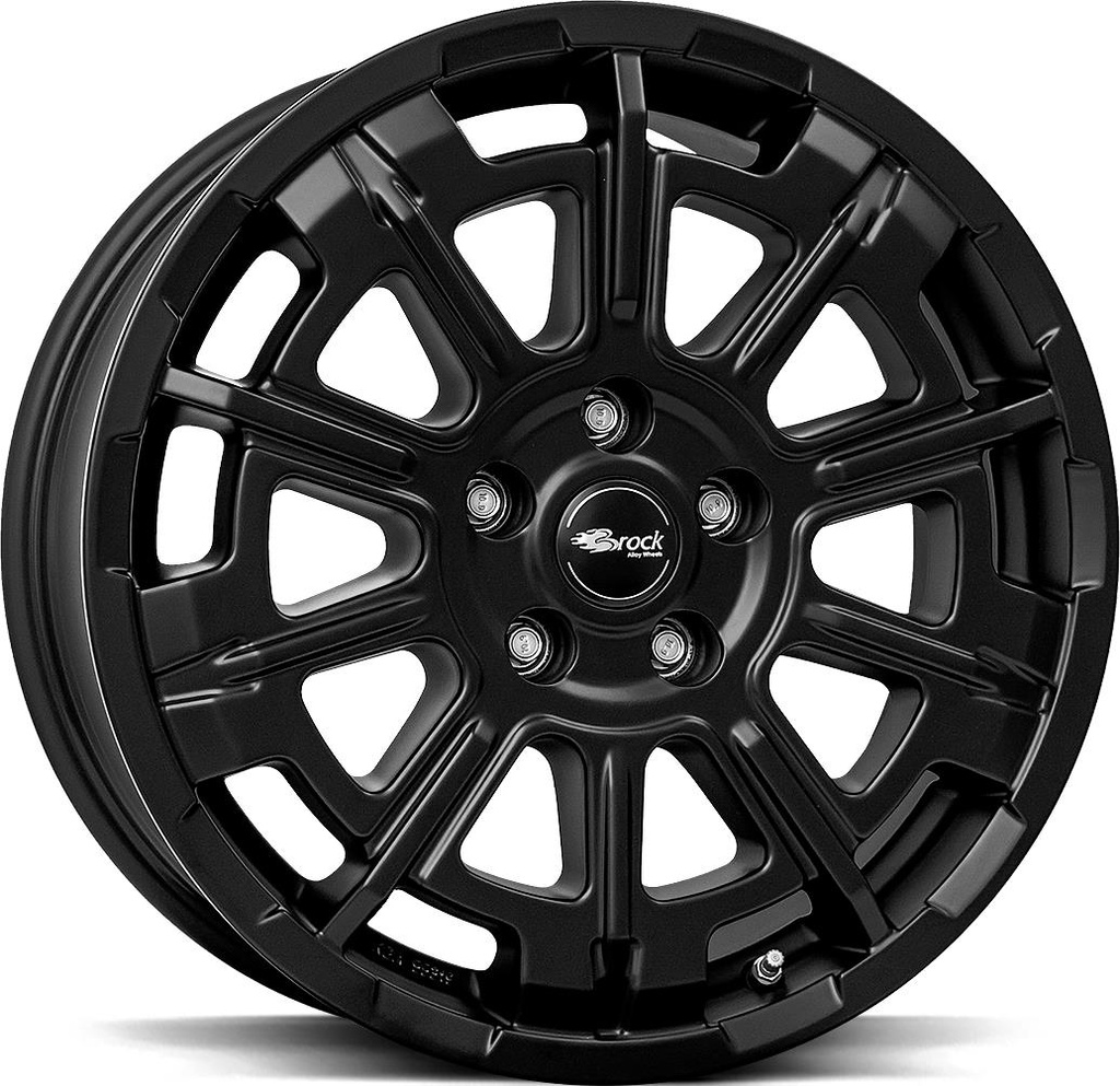 BROCK B45 SATIN BLACK MATT 7.5x18 5/120 ET53 CB65.1