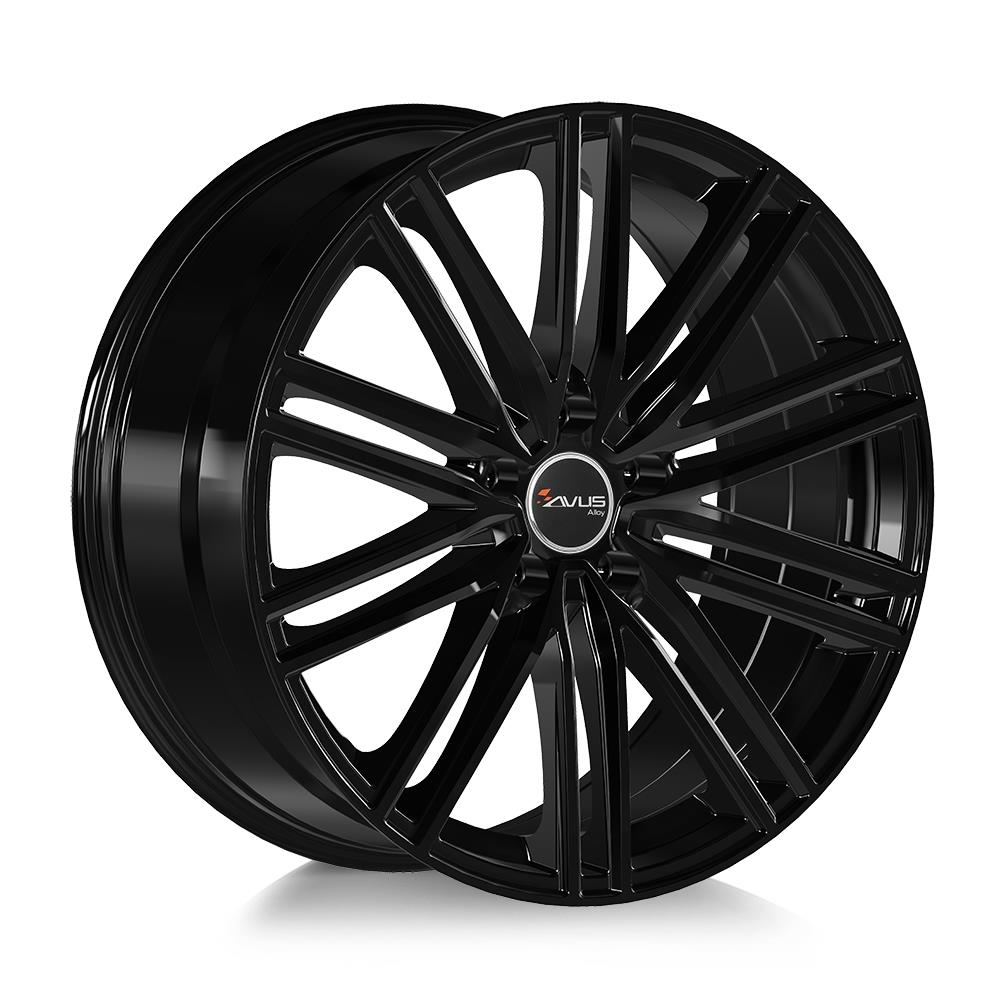 AVUS AC-M08 BLACK 11.5x20 5/130 ET68 CB71.6