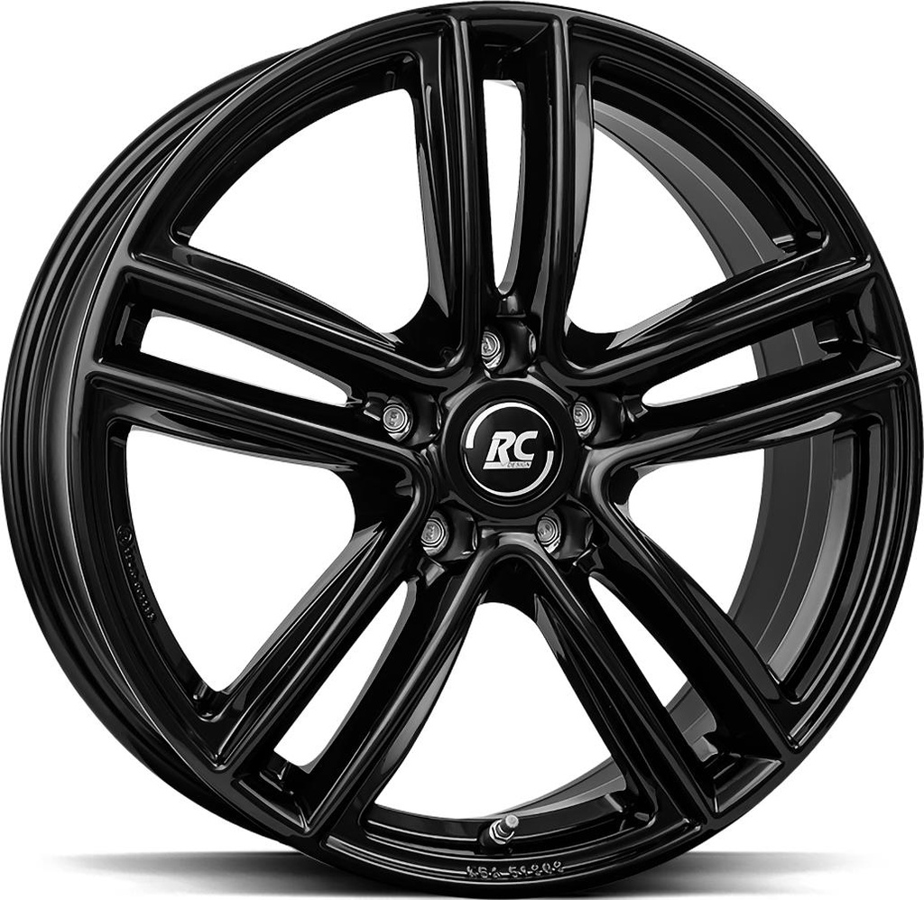 BROCK RC27 SHINY BLACK 7x17 5/110 ET37 CB65.1