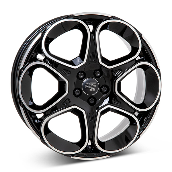MSW 83 G.BLK/POL | 7,5X18 5-114,3 E40 C73,10 60 7.5x18 5/114.3 ET40 CB73.1