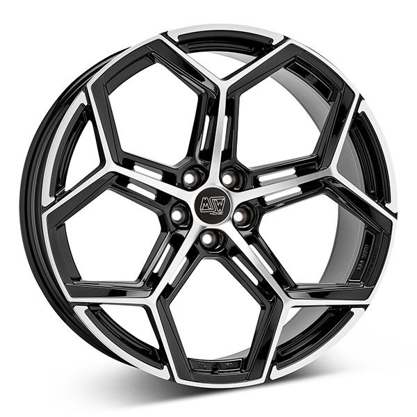 MSW 53 G.BLK/POL 10.5x21 5/112 ET19 CB66.6