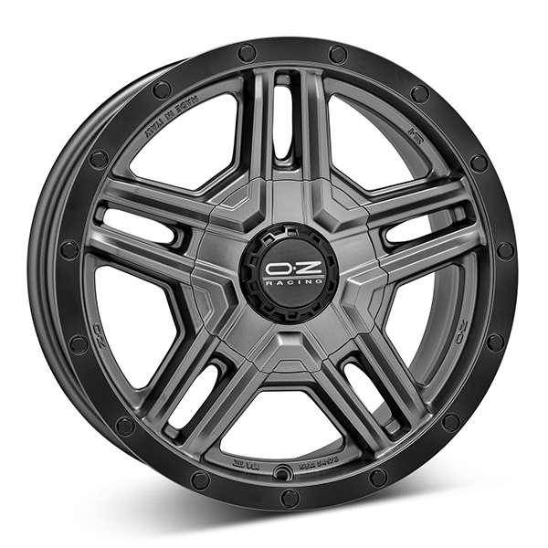 OZ RALLY ADVENTURE M.GRA/BLK LIP 8x17 6/130 ET45 CB84.1