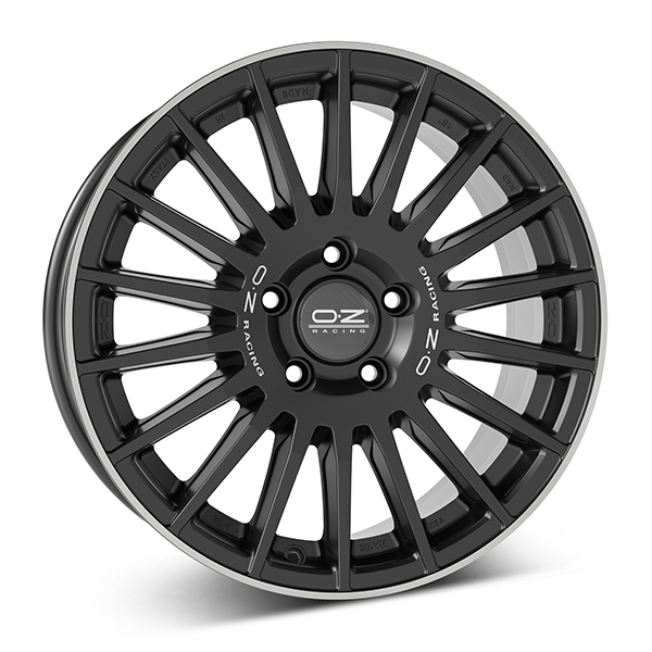 OZ RALLY DESERT M.BLK/POL LIP 8x18 6/139.7 ET41 CB106.1