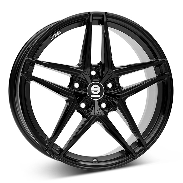 SPARCO RECORD G.BLK 7,5X17 5-100 E48 C63,40 60 7.5x17 5/100 ET48 CB63.4