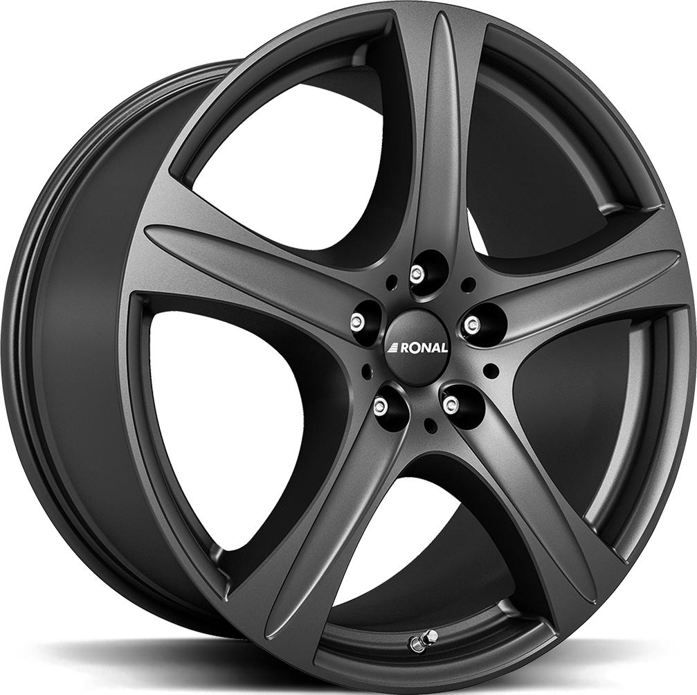 RONAL R55 SUV BLACK MATT 7.5x17 5/130 ET55 CB71.5