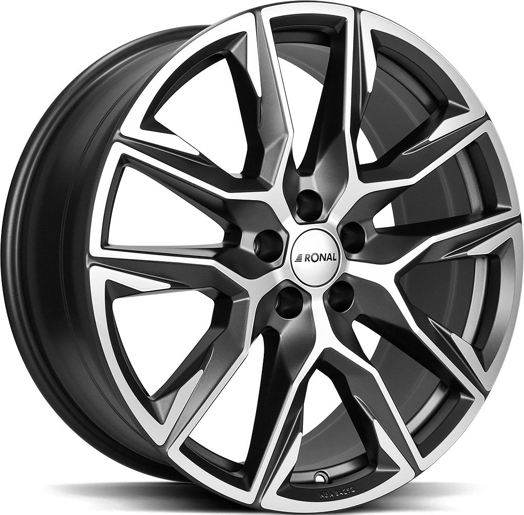 RONAL R71 ORBIT GREY MATT FRONT CUT 9x21 5/120 ET38.5 CB63.35