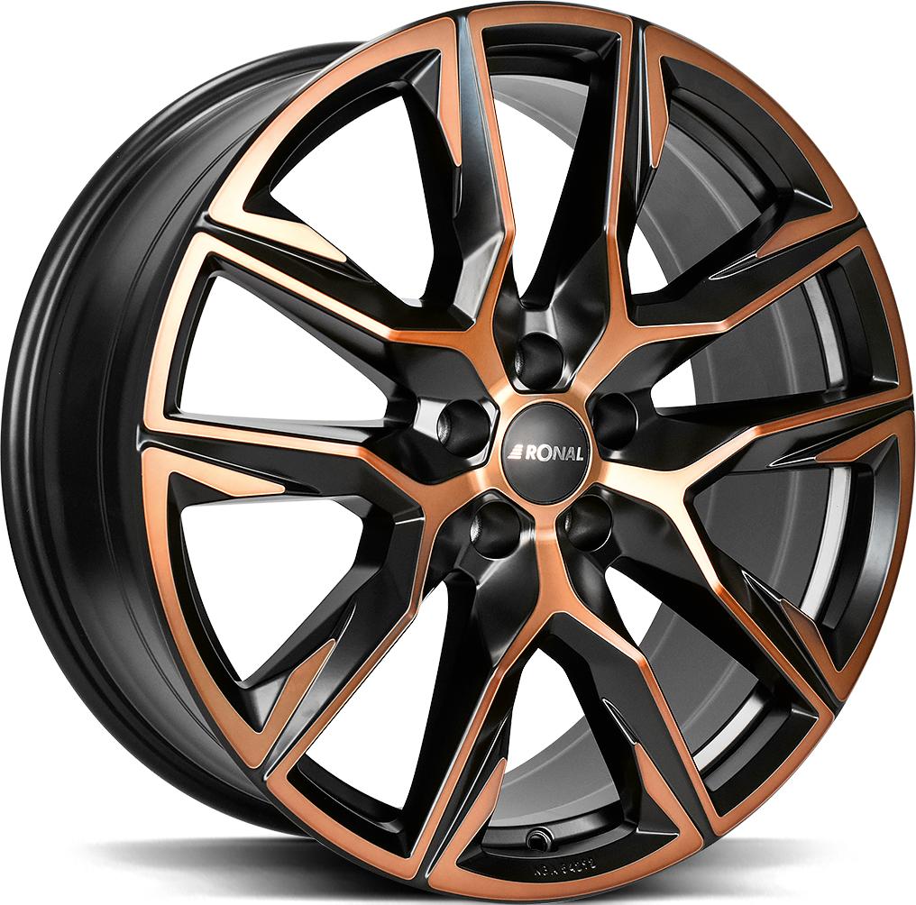 RONAL R71 JET BLACK COPPER MATT FRONT CU 9x21 5/108 ET49 CB68
