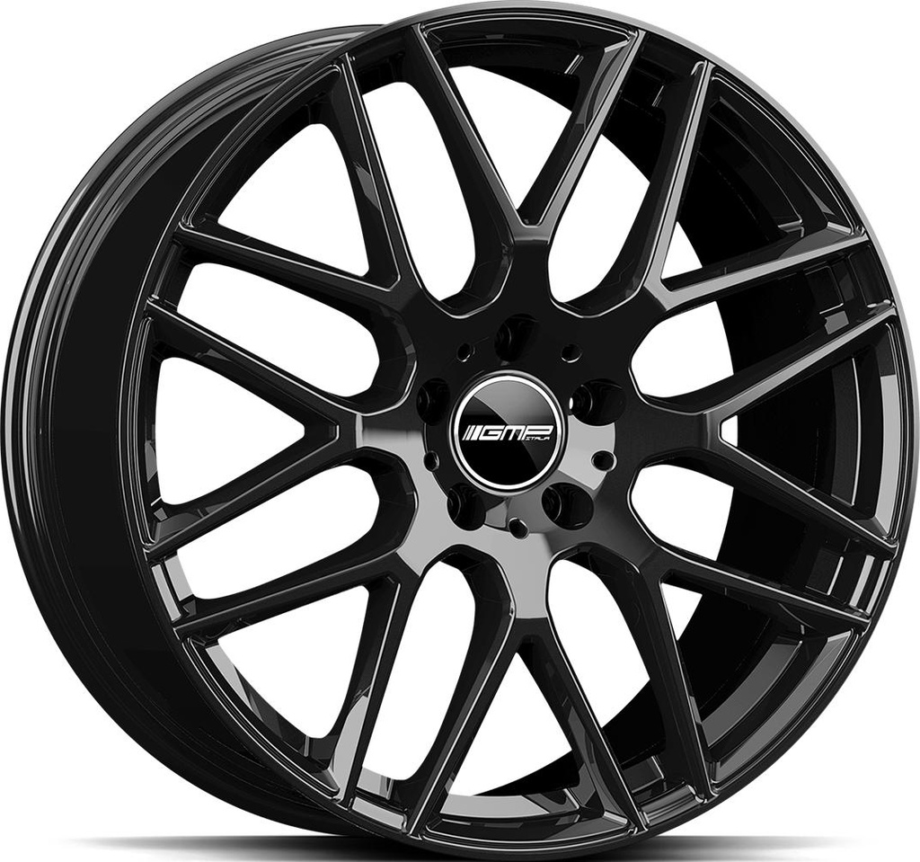 GMP BERGHEM GLOSS BLACK 8x18 5/112 ET45 CB66.6