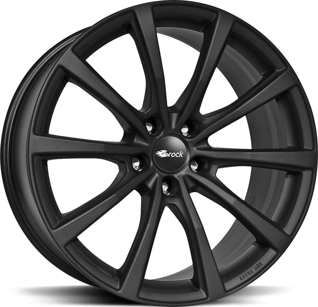 BROCK B32 BLACK MATT 8.5x19 5/112 ET52 CB66.6