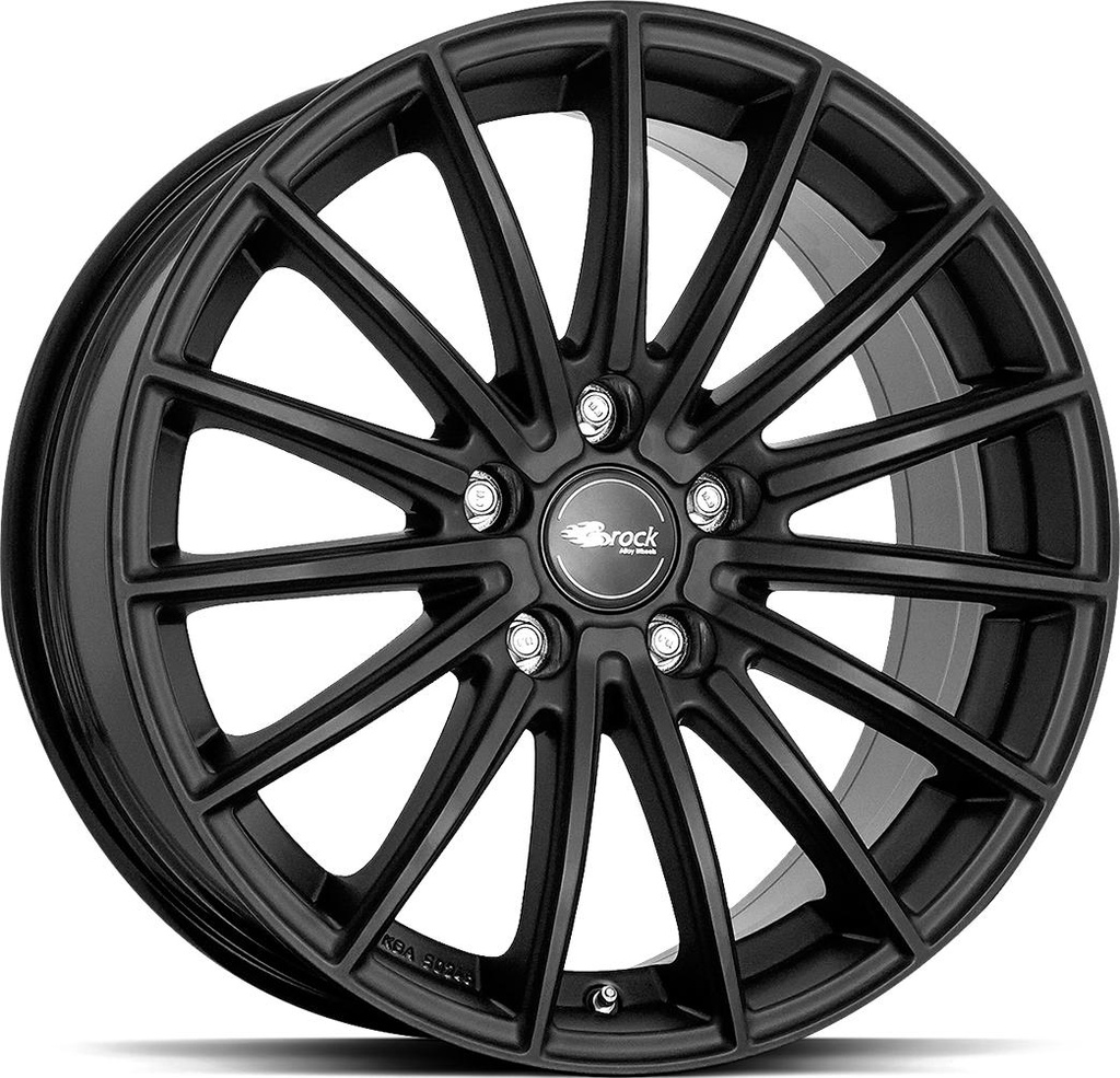 BROCK B36 SATIN BLACK MATT 7.5x17 5/108 ET45 CB72.6