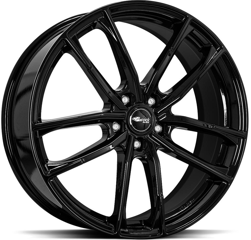 BROCK B38 SHINY BLACK 8x20 5/112 ET43.5 CB66.6
