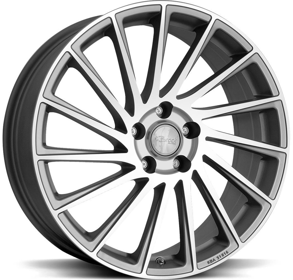 BROCK B39 FERRIC GREY POL 7.5x18 5/105 ET38 CB56.6