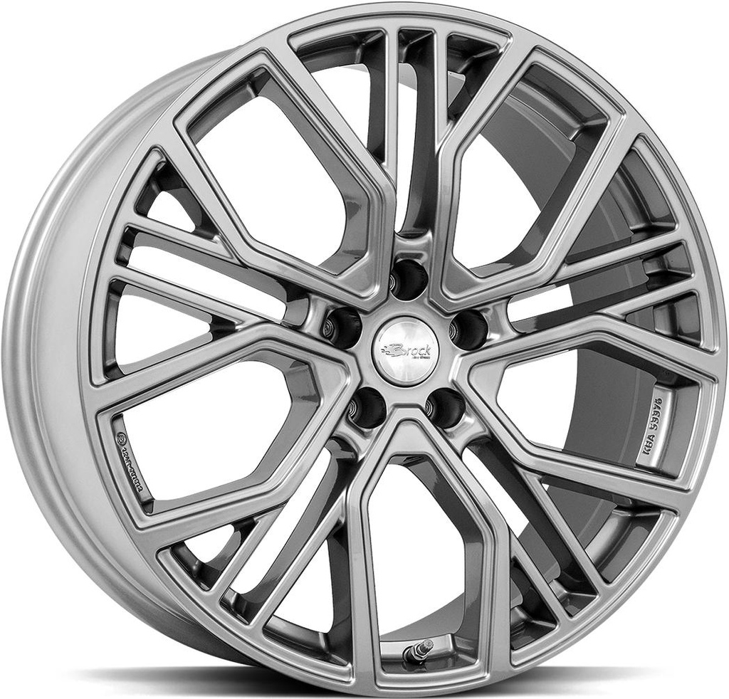 BROCK B41 FERRIC GREY 9.5x22 5/112 ET21 CB66.6