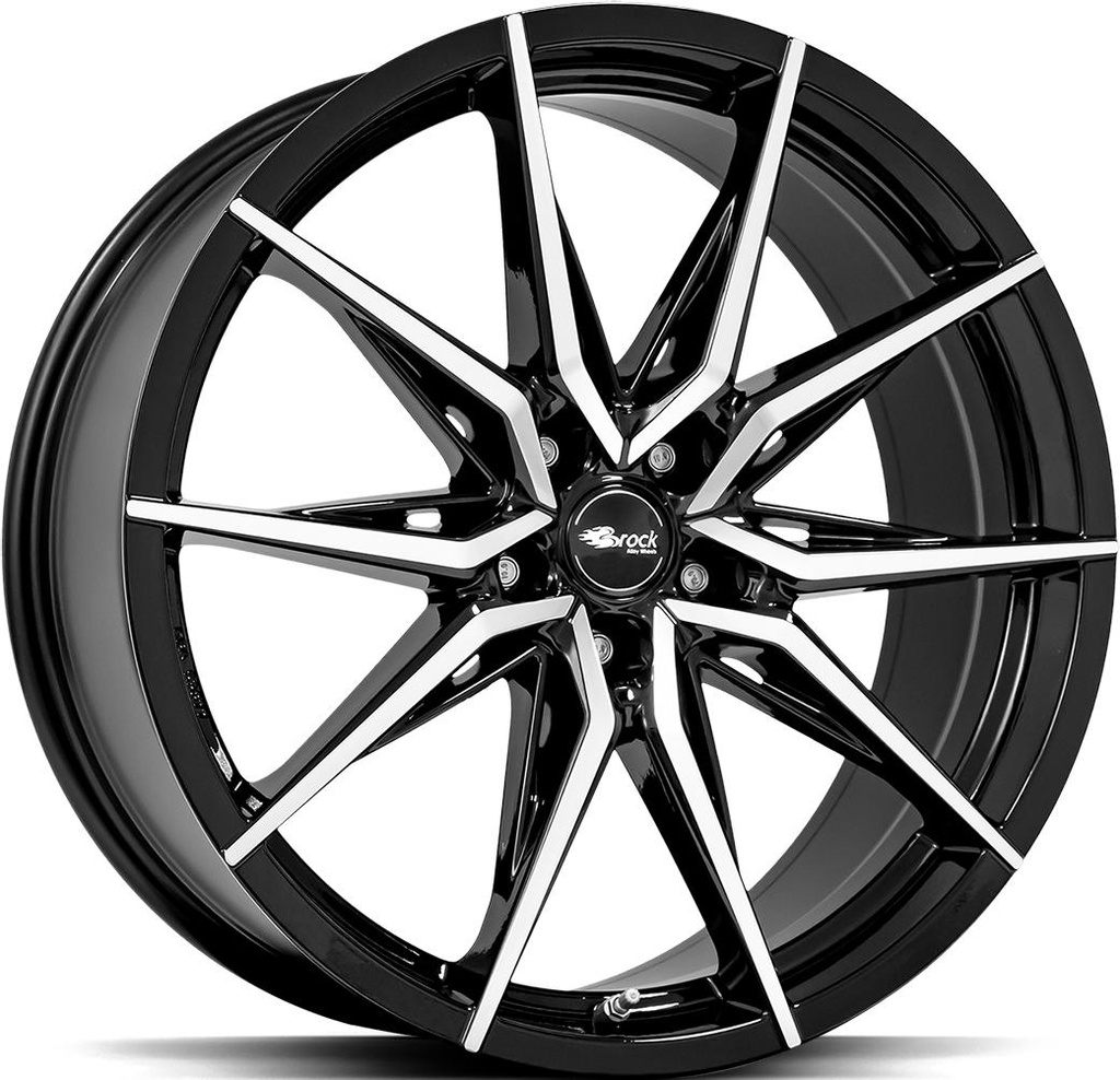 BROCK B42 BLACK FULL POL 8.5x19 5/108 ET42 CB63.4