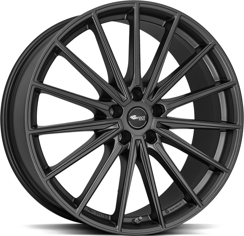 BROCK B43 COSMIC GREY MATT 8x20 5/108 ET52 CB63.4