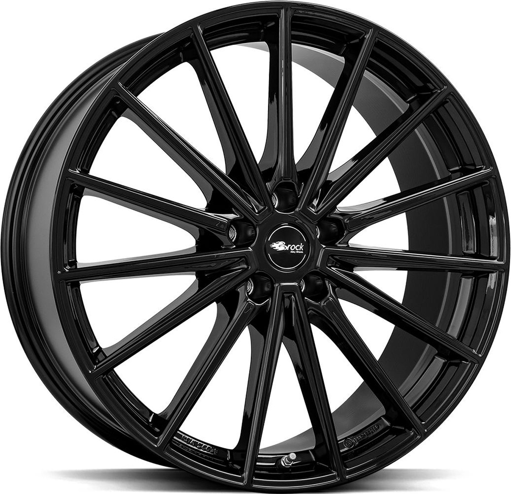 BROCK B43 SHINY BLACK 8.5x21 5/112 ET51 CB66.6