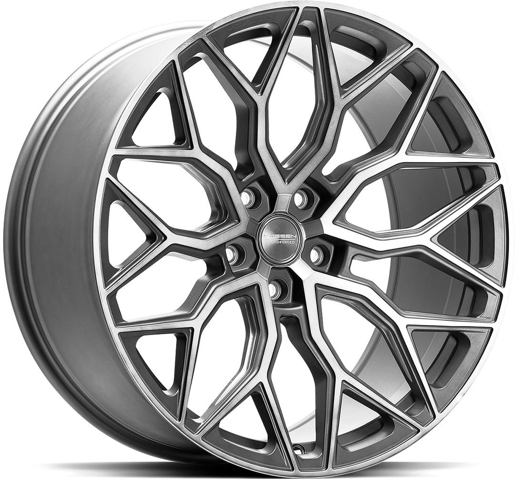 VOSSEN HF2 TINTED MATT GUN METAL 10x20 5/112 ET50 CB66.6