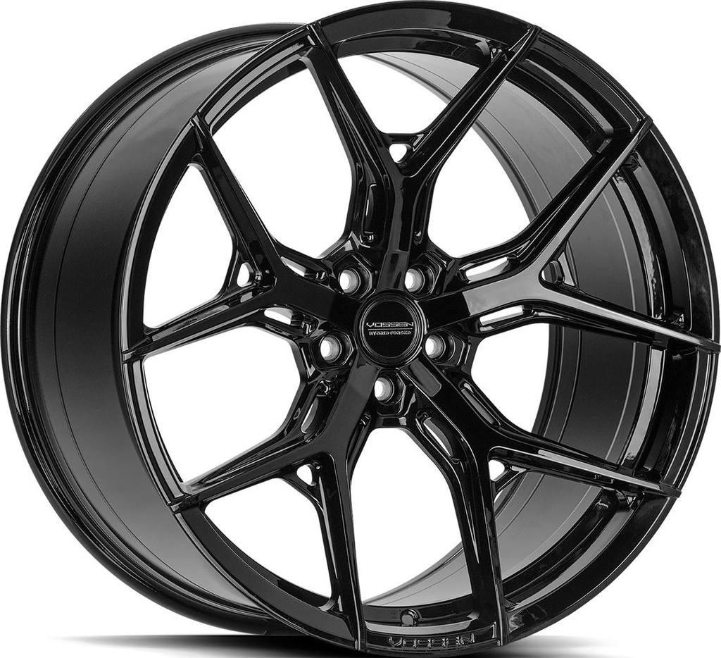 VOSSEN HF5 GLOSS BLACK 10x23 5/120 ET32 CB72.6