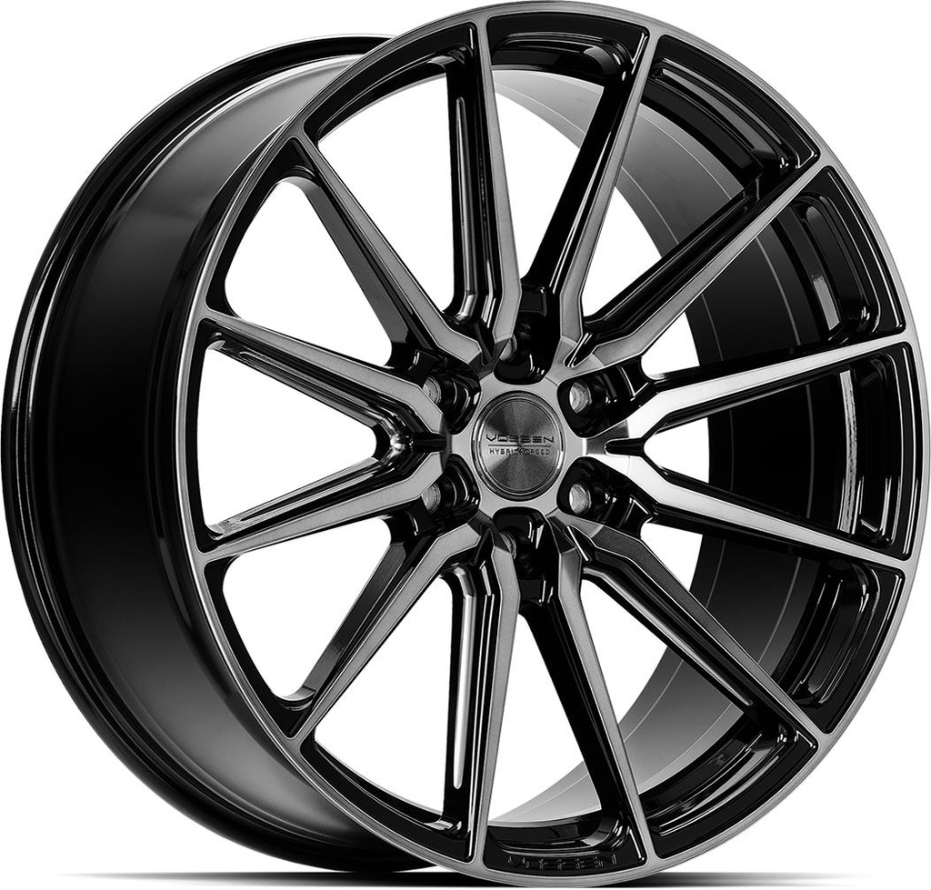 VOSSEN HF6.1 TINTED GLOSS BLACK 9.5x22 6/139.7 ET20 CB106.1