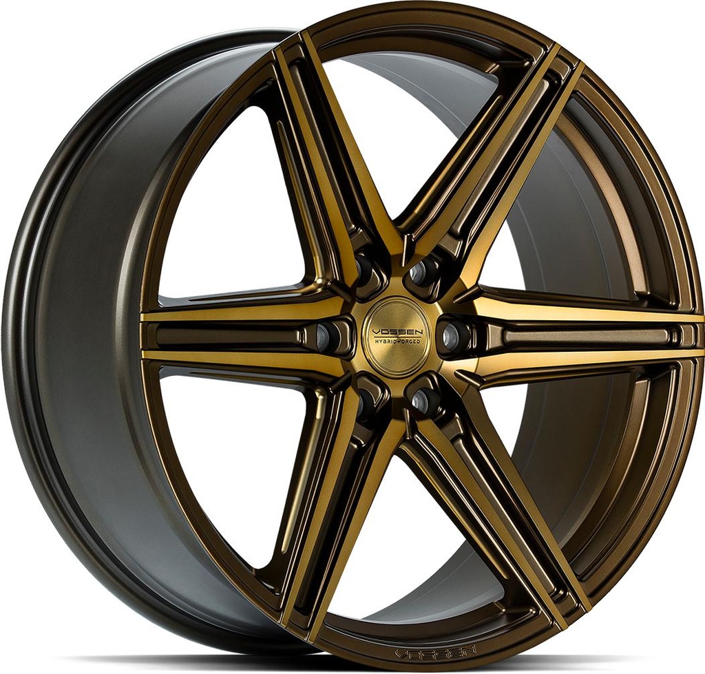 VOSSEN HF6.2 TINTED MATT BRONZE 9.5x22 6/139.7 ET20 CB106.1