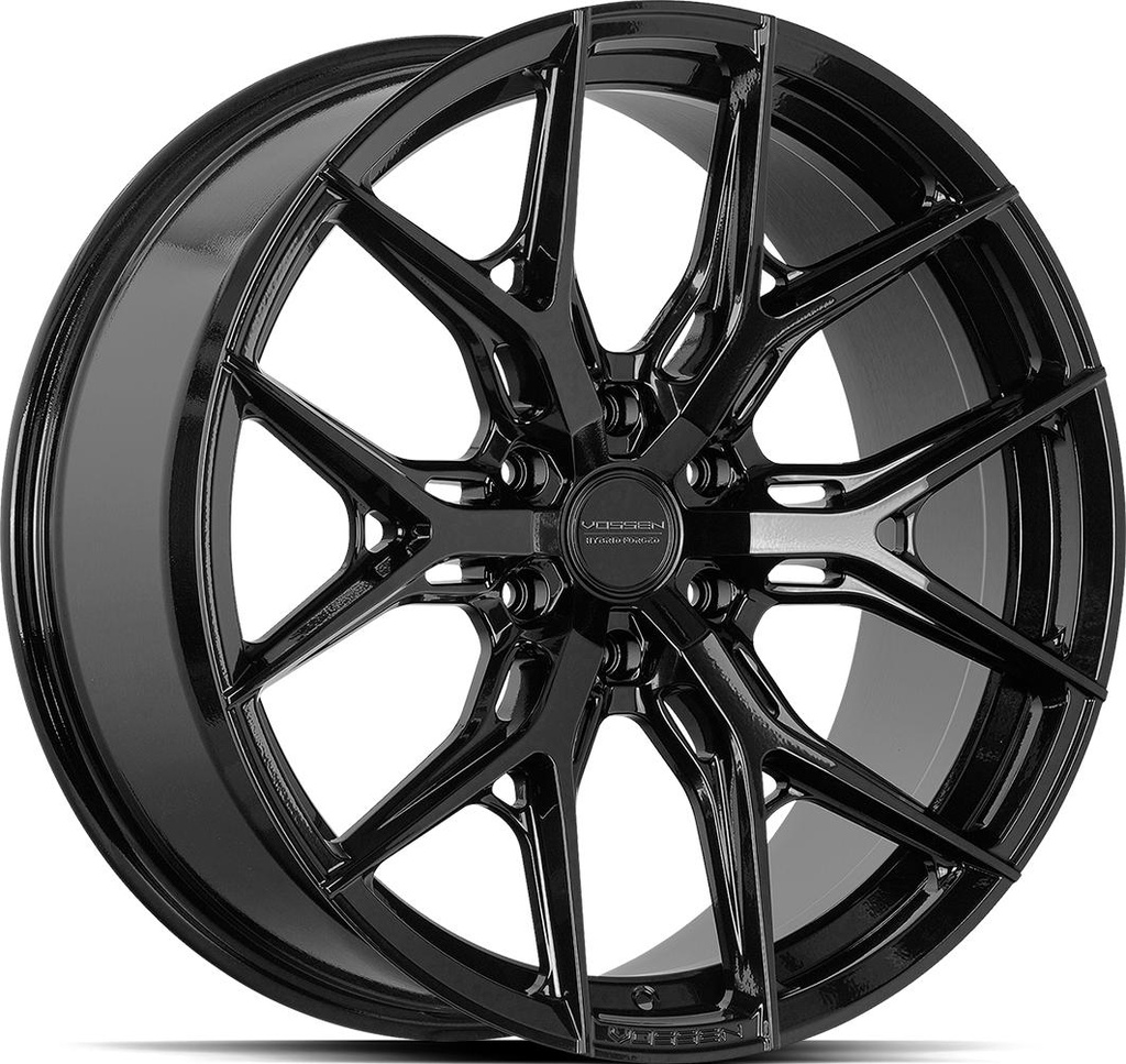 VOSSEN HF6.4 GLOSS BLACK 8.5x17 6/130 ET35 CB84.1