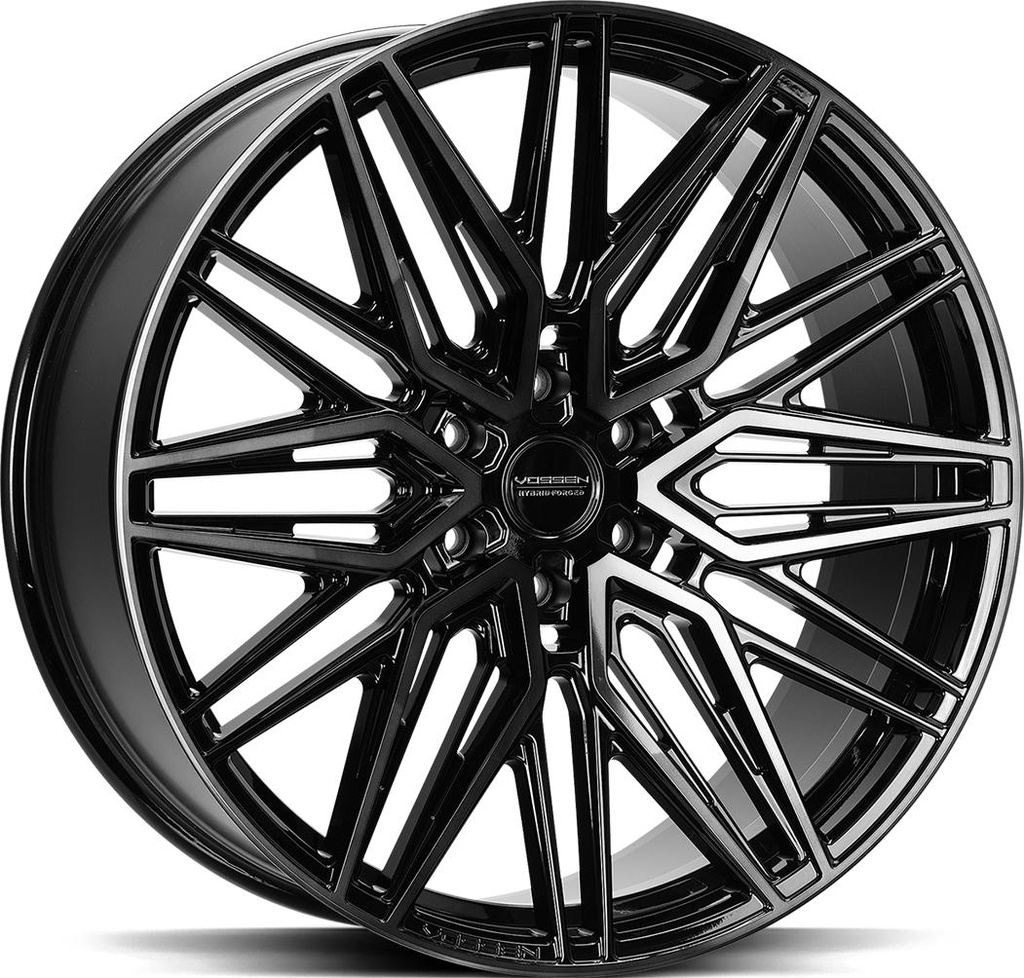 VOSSEN HF6.5 GLOSS BLACK 9.5x22 6/135 ET20 CB87.1