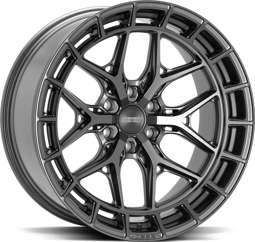 VOSSEN HFX1 MATT GUN METAL 12x22 8/165.1 ET-44 CB125.1