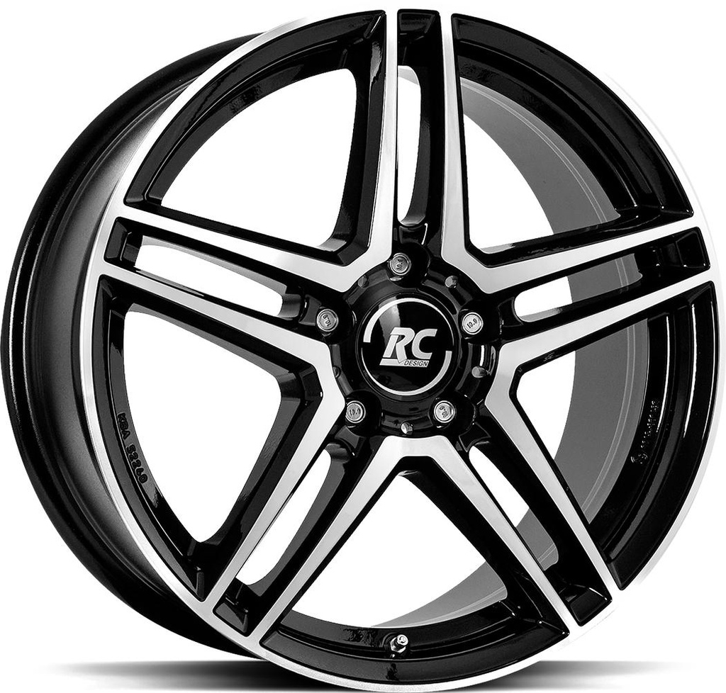 BROCK RCD17 BLACK FULL POL 8x18 5/112 ET43 CB66.6