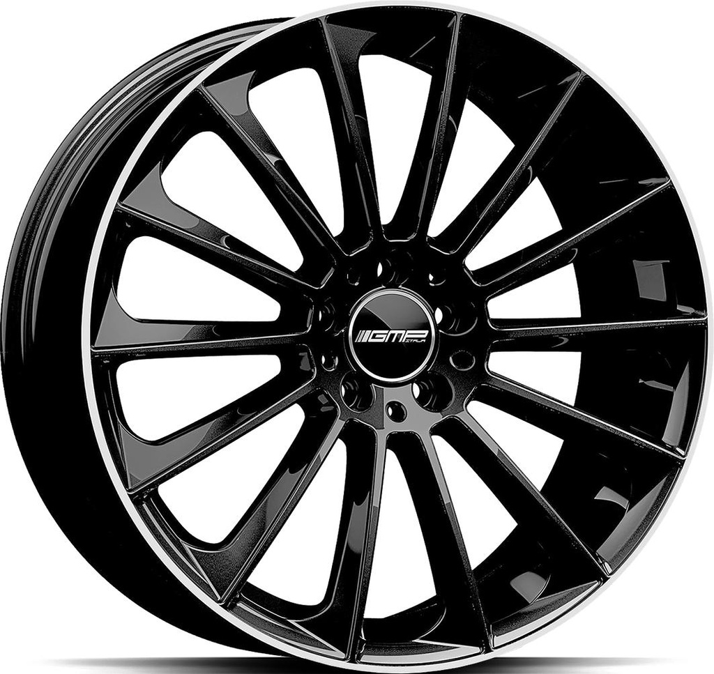 GMP STELLAR BLACK DIAM LIP 7.5x17 5/112 ET45 CB66.6
