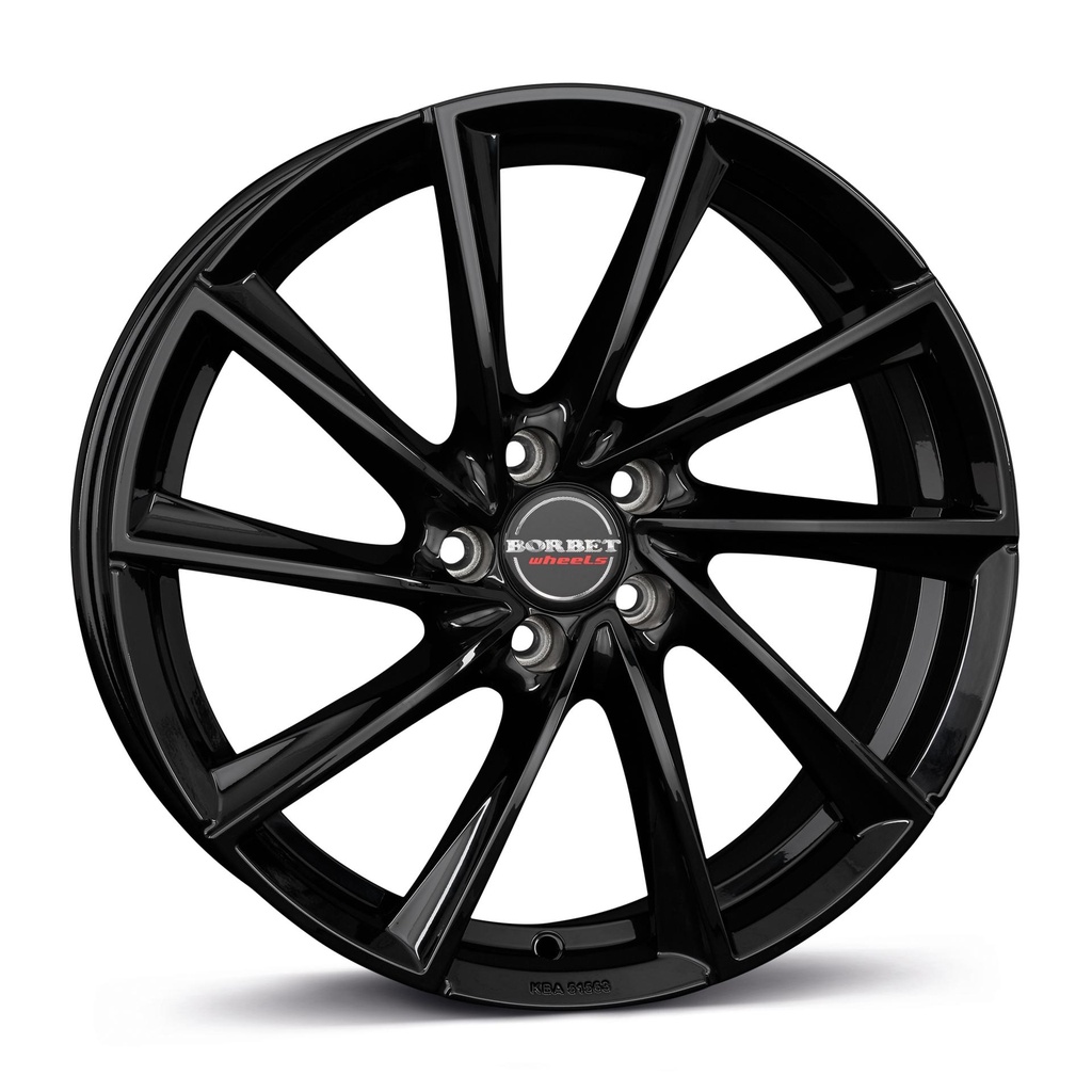 BORBET VTX BLACK GLOSS 7.5x19 5/112 ET40 CB66.6