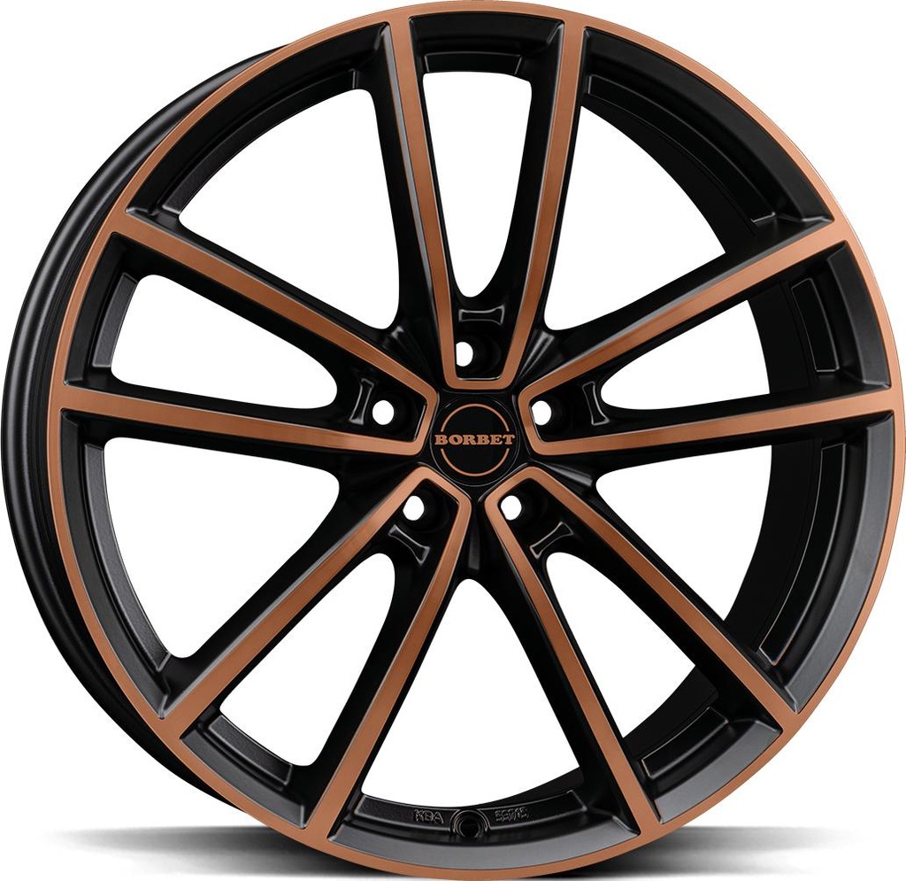 BORBET W BLACK COPPER POL MATT 8x19 5/112 ET37 CB66.5